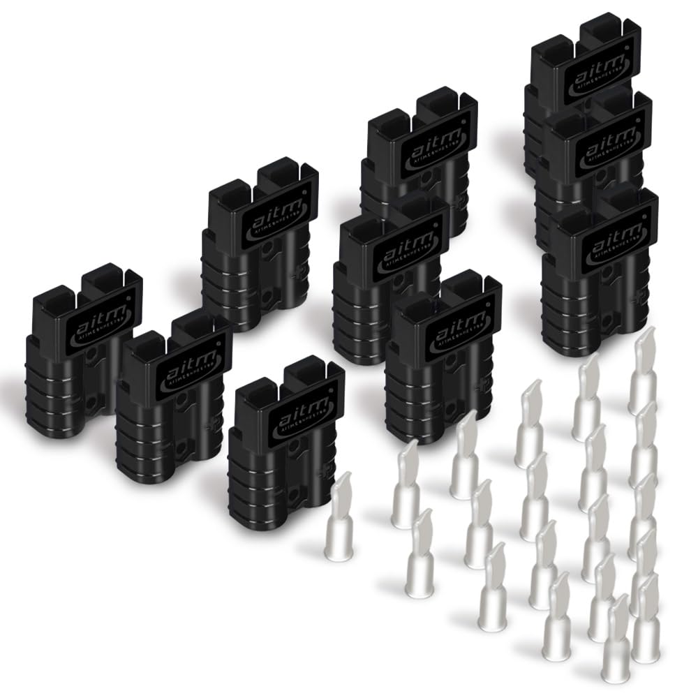 10 x 600V 50A Battery Connector Quick Connector Plug for Car Van Motorcycle Modes