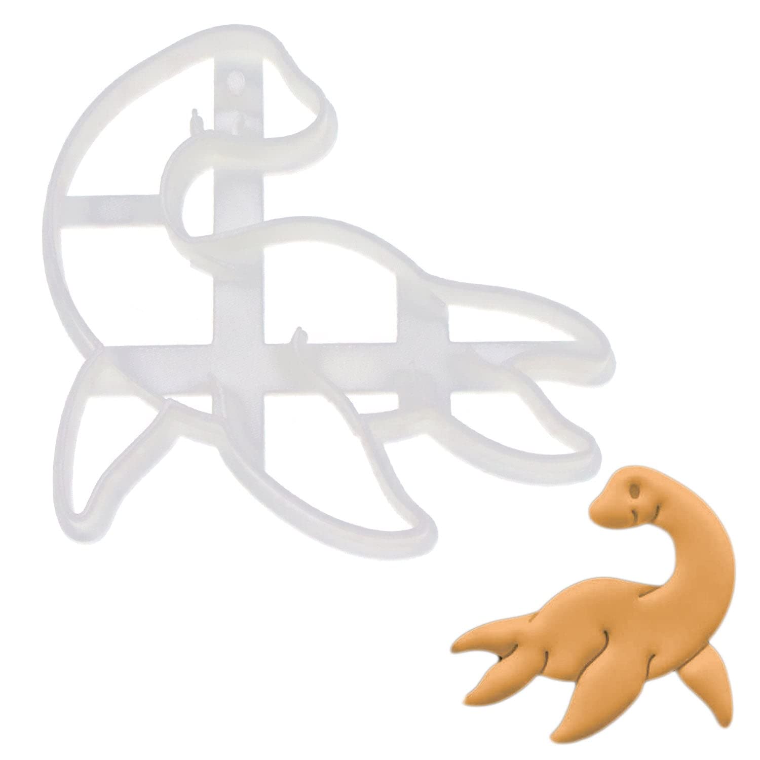 BAKERLOGY Loch Ness Cookie Cutter - Detailed Biscuit Cutter Design for Baking and Crafts, Ideal on Fondant, Dough, Clay