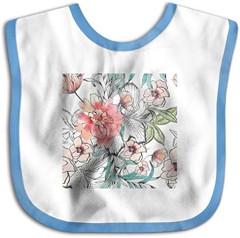 MGDBB Kids' Soft Brand New Print Pattern Bib Baby