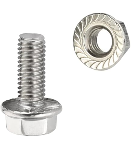 Amazon.com: (25) M8-1.25 x 12mm JIS Hex Head Flange Bolt - Small