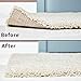 Rug Grippers 8PCS by SKINOSM, Reusable Anti Curling Carpet Gripper Keeps Your Rug in Place & Makes Corners Flat. Ideal Two-Sided Anti Slip Rug Pad Rug Grips for Hardwood Floors