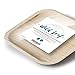 All Natural Palm Leaf Paper Plates, 8 Inch / 25 Pack. Biodegradable, Heavy Duty Party Plates - Comparable to Bamboo Wood Fiber - Elegant and Eco Friendly Tableware by Wild Leaf