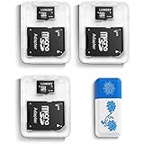 LUMERY 8GB Class 6 Memory Card, Micro SDHC TF Card, with Card Reader, Elite Version [3-Pack]