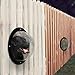 Kenley Pet Dog Fence Peek Window - Prevents Fence Jumping, Reduces Barking & Digging - Durable Acrylic Dome Window for Pets, Cats, Dogs - Space Dog Sticker Included