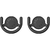 PopSockets Multi-Surface Mount for Phone Grip &amp; MagSafe, Universal Adhesive Holder for Car Dash, Mirror, Kitchen, Wall, Compatible with PopGrip, Secure Phone Stand, Black, Pack of 2
