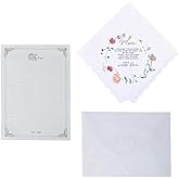 Wedding Handkerchief Lace Hanky Happy Tears Handkerchiefs Hankies Mother of the Bride Groom Gift for Wedding Day