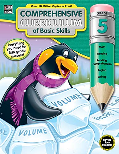 Comprehensive Curriculum of Basic Skills Workbook for Grade 5,Paperback, 544 Pages, Ages 10-11 (Best Homeschool Curriculum For Multiple Grades)