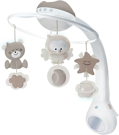 Infantino 3-in-1 Projector Musical Mobile Grey