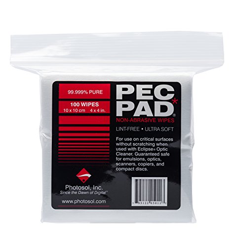 PEC-PAD Lint Free Wipes 4"x4" 100per/Pkg