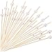 Blulu 200 Pack Cocktail Picks Fancy Toothpicks for Appetizers 4.7 Inch Pearl Cocktail Skewers for Drink Bamboo Flavored Stick Charcuterie Fruit Food Accessories Birthday Wedding Party Decor