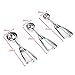 Ice Cream Scoop, Danibos 3PCS Stainless Steel With Trigger Cookie Spoons Set