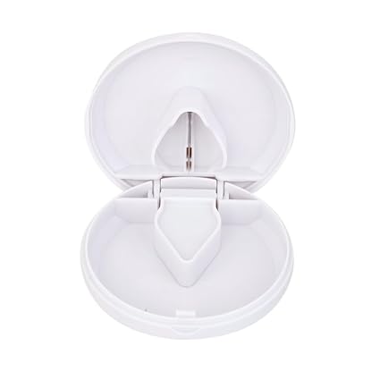 Whobabe Pillbox Organisatoren Box für Medikamente, Design mit Pillenschneider