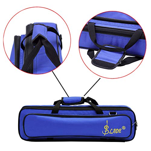 YueYueZou Flute Case Cover, Waterproof Flute bag 3 Color (Blue) - Thumbnail 2