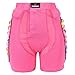 Soared 3D Protection Hip Butt EVA Paded Short Pants Protective Gear Guard Impact Pad Ski Ice Skating Snowboard Black
