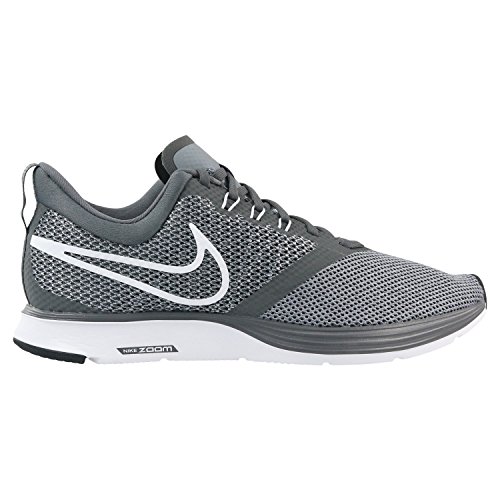 Nike mens zoom strike, dark grey/white-stealth-black si…