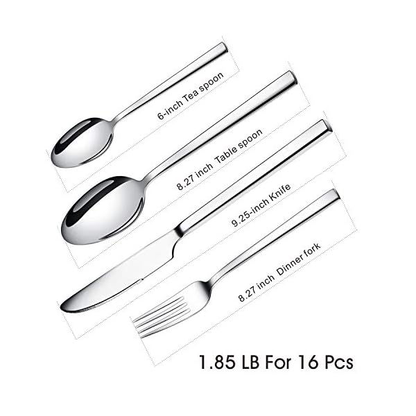WUJO-Cutlery-Set-Stainless-Steel-Dinner-Set-32-Piece-DinnerwareTablewareSilverware-Set-Service-for-8-Person-Include-KnifeForkSpoonTeaspoon-Mirror-Polished-Dishwasher-Safe WUJO Cutlery Set, Stainless Steel Dinner Set, 32 Piece Dinnerware/Tableware/Silverware Set Service for 8 Person, Include…