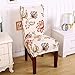 Argstar 4 Pack Chair Covers for Dining Room Spendex Slipcovers Spring Flower Design