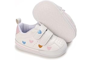 Clowora Baby Boys Girls Shoes Non-Slip Rubber Sole Sneakers Infant First Walking Toddler Crib Shoes Newborn Loafers Flats.