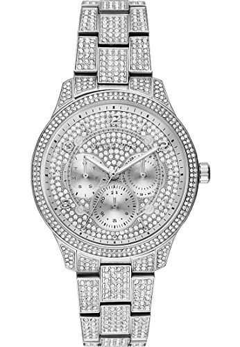 Michael-Kors-Damen-Analog-Quarz-Uhr-mit-Edelstahl-Armband-MK6612