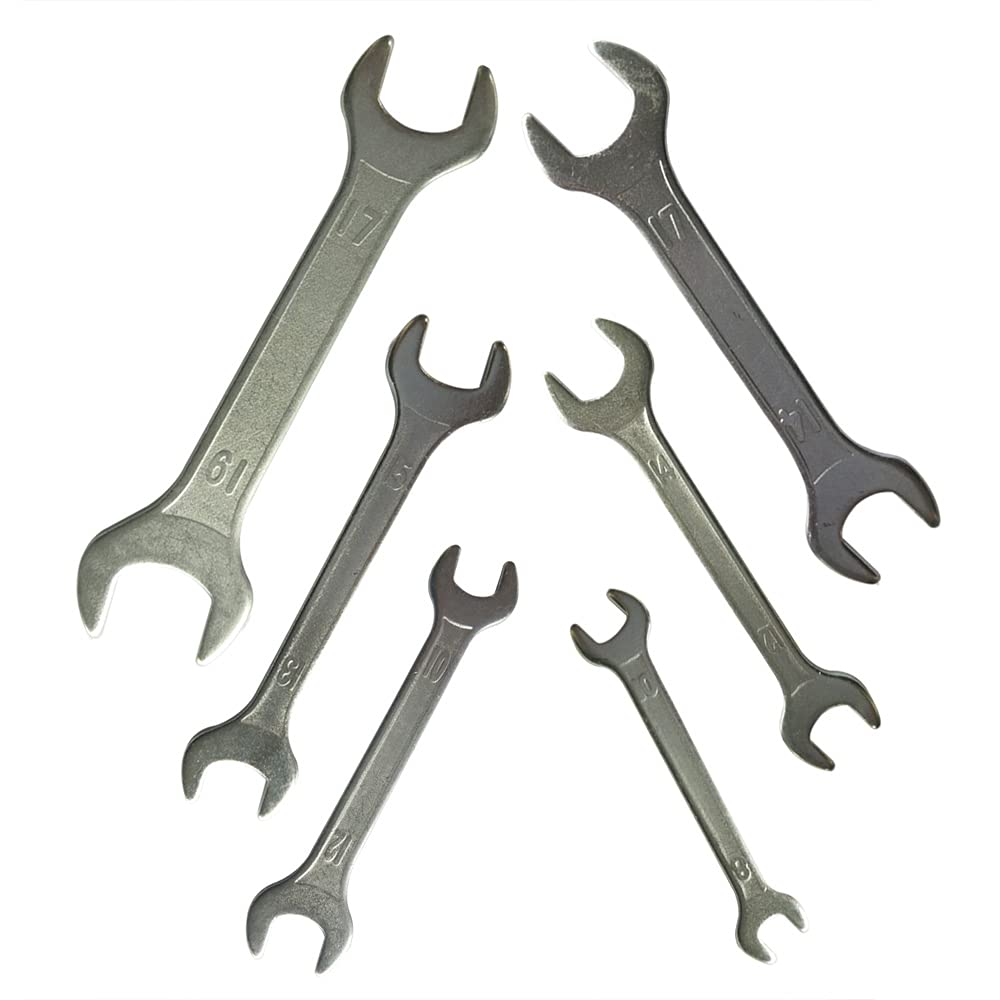 Lotatheta Double Ended 8 mm thru 19mm Cone Wrench Bicycle Tool Kit Spanner Bike Cycling Multi Set