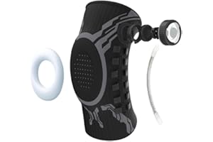 Neurogena Knee System Brace, for Meniscus Tear, Arthritis, Knee Support for Pain Relief (Black-Left,Large)