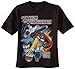Transformers Little Boys' Short Sleeve T-Shirt Shirt, Black, 5/6