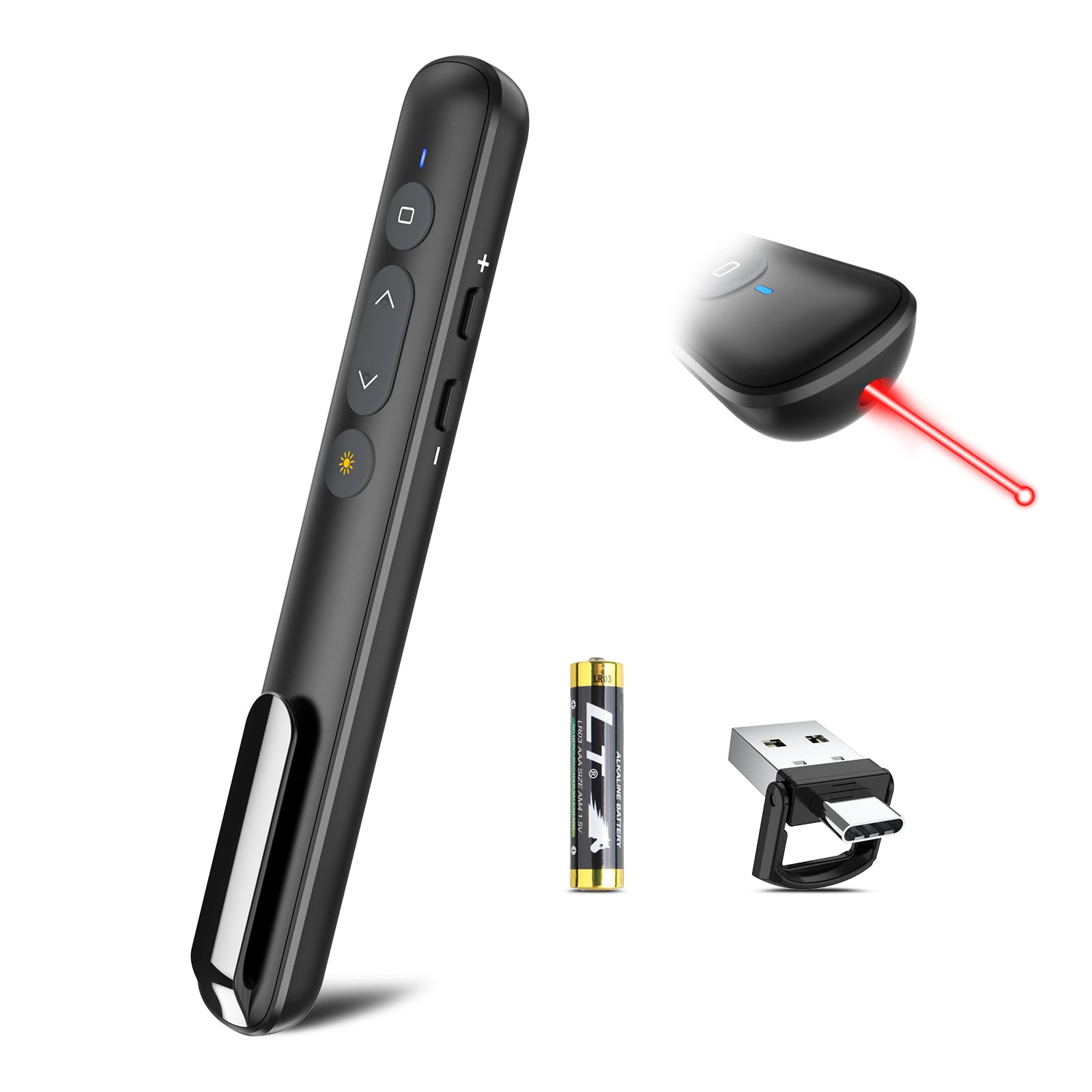 SSPONT Presentation Clicker for Powerpoint, Wireless Presentation Remote Modle 72