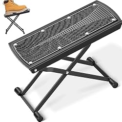 CAHAYA Guitar Foot Stool: 6 Position Height Guitar