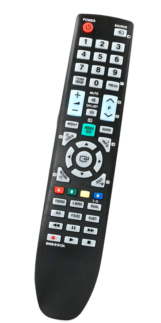 ALLIMITY BN59-01012A Remote Control Replacement for Samsung Plasma TV B2030HD B2230HD B2330HD FX2490HD LA22C450E1D LA26C360E1M LE22C455E1W LE26C450E1W LE26C455E1W LE32C450E1W PS50C455