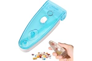 WUSAIRX Pill Popper for Blister Packs, Portable Blister Pack Opener for Elderly, Disabled & Weak Hands, Easy Pill Extractor & Travel Medicine Organizer