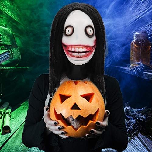 Enjoyment Halloween Mask Latex Scary Clown Mask Joker Mask Creepy Scary Halloween Cosplay Costume Mask for Adults Party Decoration Props