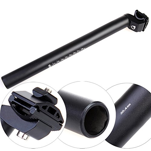 XHSPORT 350mm Aluminum Seat Post Mountain Bike Bicycle Seatpost 30.4mm