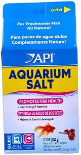 API Freshwater Aquarium Salt 453 g box by API for stress relief electrolytes