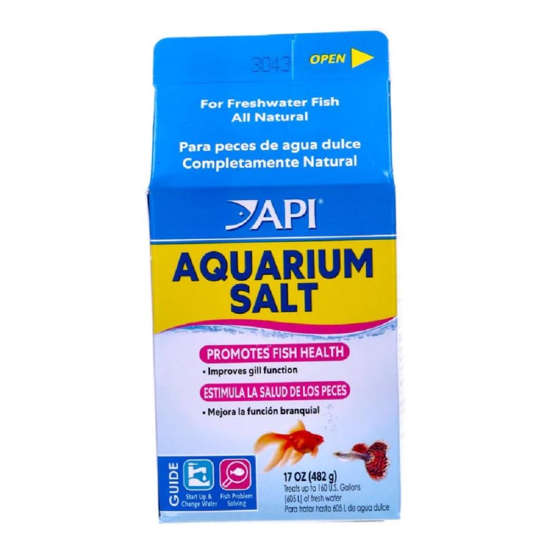 API AQUARIUM SALT Freshwater Aquarium Salt 453-Gram Box