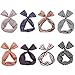 Sea Team Twist Bow Wired Headbands Scarf Wrap Hair Accessory Hairband (8 Packs)
