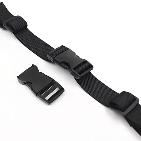 Goodplan 1 Stücke Rucksack Brustgurt Einstellbar Rutschfeste Rucksack Sternum Schnalle für Bergsteigen Wandern Camping (Schwa