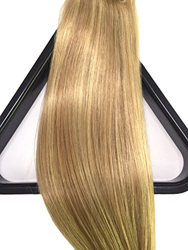 Labetti Clip In Hair Extensions Real Human Hair Extensions 7 Pieces 70g Silky Straight Weft Remy Hair (18 inches, #27-613)