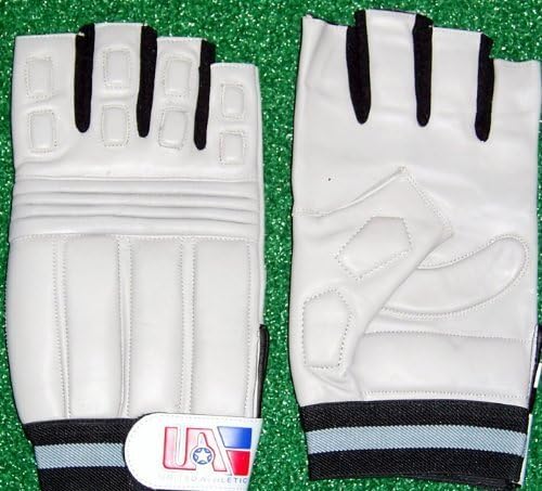 United Athletic Half Fingered Football Lineman Gloves Adult XXL