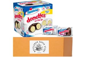 GENERIC Hostess Mini Powdered & Frosted Chocolate Donettes 32 pk.
