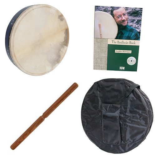 Buy Roosebeck Tunable Mulberry Bodhrán SingleBar 18by3.5Inch Blue