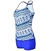Plus Size 3XL Womens Swimsuit Sport Monokini Beachwear Swimwear Bathing Suits (XXXL)