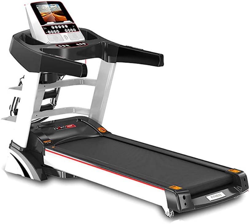 LYzpf Professional Treadmill Mute Running Exercise Training Machines Folding Adjustable Speed Cardio Machine Equipment for Office and at Home
