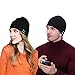 Wireless Bluetooth Beanie Hat, Unisex Bluetooth Beanie Smart Winter Knit Hat V4.2 Wireless Musical Headphones Earphones Cap Unique Christmas Tech Gifts for Teen Young Boys Girls Men Women