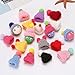 HEHALI 300pcs 1 inch Pom Poms Craft Assorted Colors for Hobby Supplies and Creative Craft DIY Material