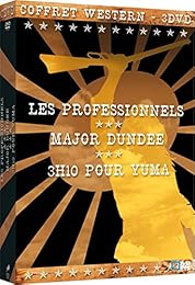 Coffret Westerns - Les Professionnels + Major Dundee + 3h10 Pour Yuma - Pack