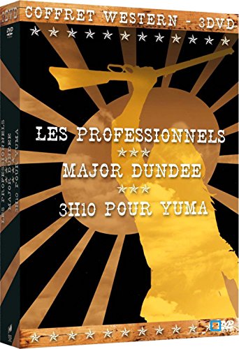 Coffret Westerns - Les Professionnels + Major Dundee + 3h10 Pour Yuma - Pack