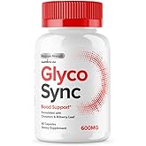 Glyco Sync Capsules, Official Glyco Sync Blood Support Supplement Pills, Glycosync Advanced Formula Capsule, Glyco Sync All Natural Pills Health Reviews, 30 Servings 1 Month Supply (60 Capsules)