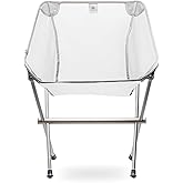 WINDQUESTER Drift Lite Ultralight Camping Chair – Portable Folding Backpacking Chair with Full Aluminum Frame, Breathable Mesh Seat, Compact Travel Hiking Chair, 265 lb Capacity with Carry Bag