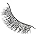 Dimart 10 Pairs Black Long Thick Soft Reusable False Eyelashes Fake Eye Lash for Makeup Cosmetic
