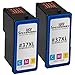 Speedy Inks - 2 Pack Remanufactured Lexmark 37XL / 18C2180 High Yield Color Ink Cartridge For Lexmark X3650, X4650, X5650, X5650es, X6650, X6675, Z2420 Printers